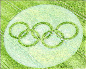 Olympic crop circle